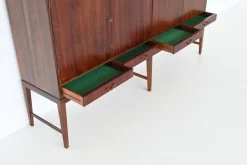 Pamono Danish Highboard in Rosewood by Severin Hansen for Haslev Møbelsnedkeri, 1960 Clearance