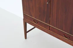 Pamono Danish Highboard in Rosewood by Severin Hansen for Haslev Møbelsnedkeri, 1960 Clearance