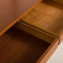 Pamono Danish Home Office Shelving Unit with Desk by Poul Cadovius, 1970s Outlet