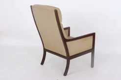 Pamono Danish Mahogany Armchair by Ole Wanscher for Poul Jeppesens Møbelfabrik, 1960s Online