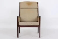 Pamono Danish Mahogany Armchair by Ole Wanscher for Poul Jeppesens Møbelfabrik, 1960s Online