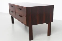 Pamono Danish Mid-Century Rosewood Chest of Drawers by Kai Kristiansen for FM, Denmark, 1960s New