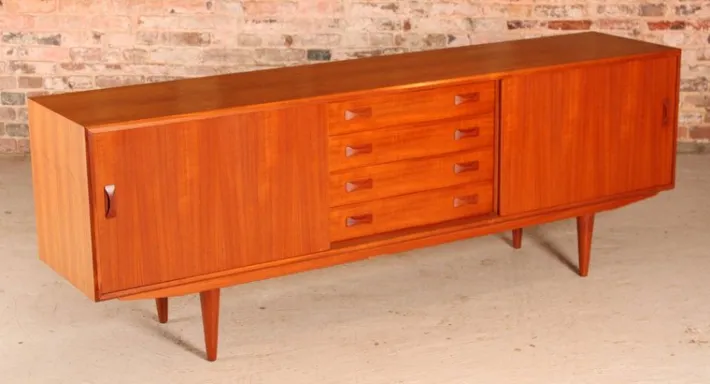 Pamono Danish Mid-Century Teak Sideboard from Clausen& Son, 1960s Clearance