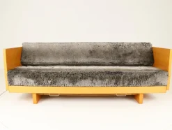 Pamono Danish Model GE258 Convertible Sofa by Hans Wegner for Getama, 1960s New