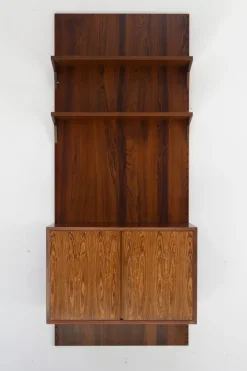 Pamono Danish Modern 1-Bay Walnut Modular Wall Unit by Poul Cadovius for Cado, 1960s Discount