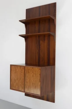 Pamono Danish Modern 1-Bay Walnut Modular Wall Unit by Poul Cadovius for Cado, 1960s Discount