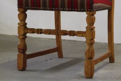 Pamono Danish Modern Brualist Oak Dining Chairs by Henning Kjærnulf, 1960s, Set of 6 New