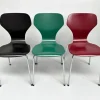 Pamono Danish Modern Chairs from Phoenix, Denmark, 1990s, Set of 3 New
