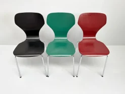 Pamono Danish Modern Chairs from Phoenix, Denmark, 1990s, Set of 3 New