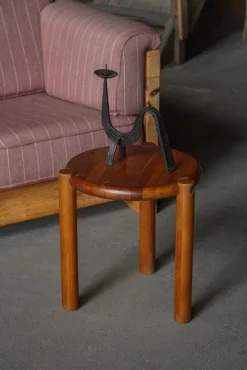 Pamono Danish Modern 3-Seater Sofa in Pomeranian Pine and Wool by Christian IV, 1970s Sale