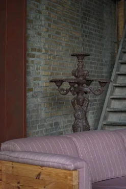 Pamono Danish Modern 3-Seater Sofa in Pomeranian Pine and Wool by Christian IV, 1970s Sale