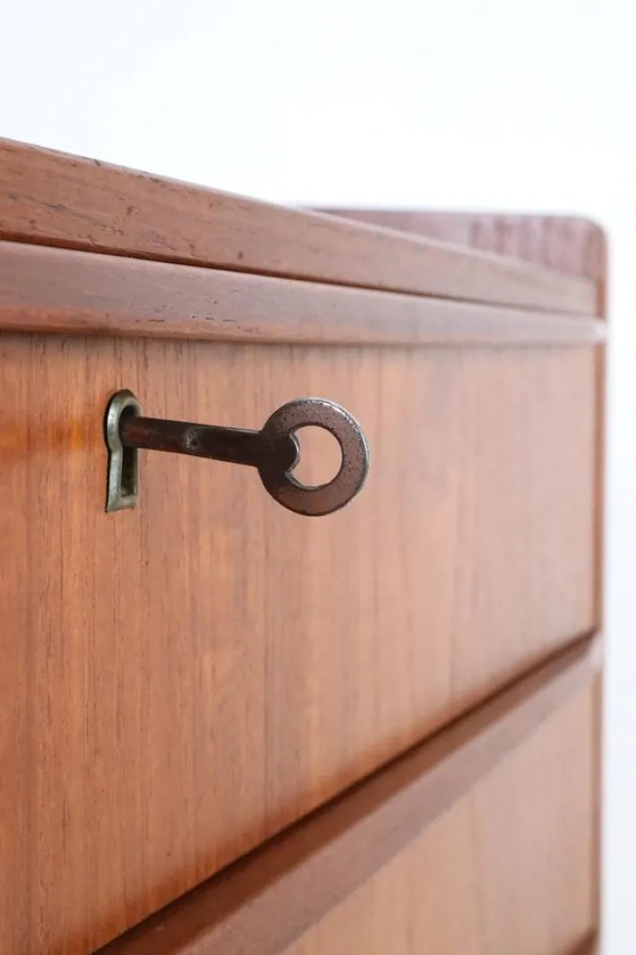Pamono Danish No. 8 Chest of Drawers in Teak by Tylvad Hansen, 1960s