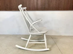 Pamono Danish No.3 Rocking Chair by Illum Wikkelsø for Niels Eilersen, 1950s Discount