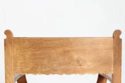 Pamono Danish Oak and Sheepskin Kurul Chairs by Henning Kjærnulf for EG Møbler, 1970s, Set of 4