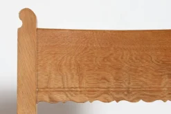 Pamono Danish Oak and Sheepskin Kurul Chairs by Henning Kjærnulf for EG Møbler, 1970s, Set of 4