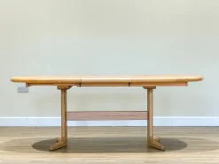 Pamono Danish Oak Dining Table by Laurits M. Larsen, 1960s Outlet
