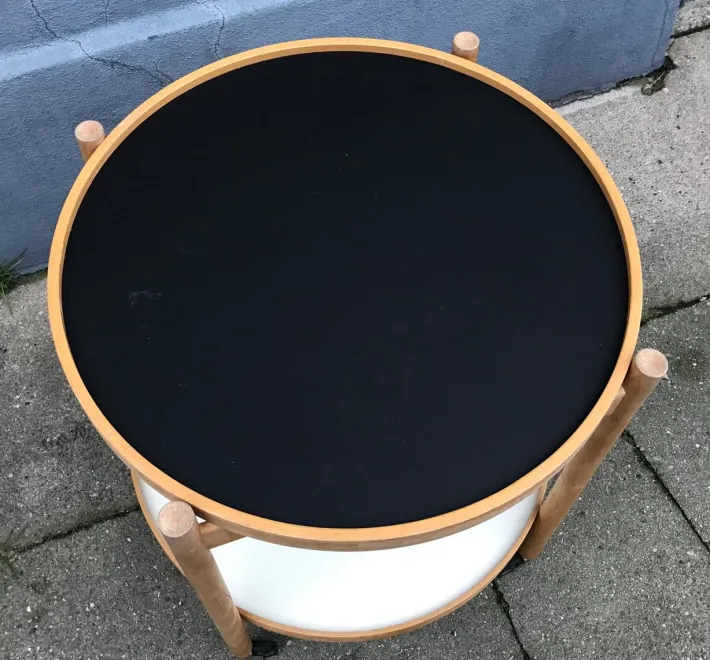 Pamono Danish Oak Trolley by Hans Bølling for Torben Ørskov, 1960s Clearance