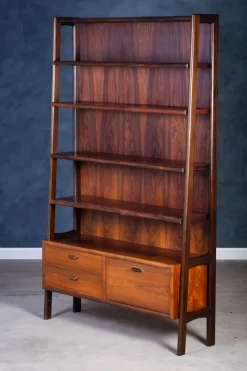 Pamono Danish Rosewood Bookcase by Poul M. Volther, 1960s Sale