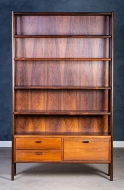Pamono Danish Rosewood Bookcase by Poul M. Volther, 1960s Sale