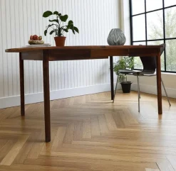 Pamono Danish Round Dining Table in Palisander, 1960s New