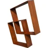 Pamono Danish Sculptural Teak Shelf, 1968 Sale