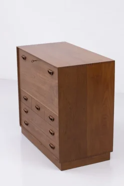 Pamono Danish Secretary Cabinet in Teak by Hvidt and Mølgaard-Nielsen for Søborg Møbelfabrik, 1960s Outlet