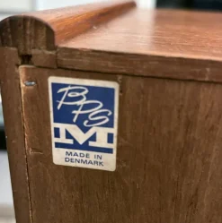 Pamono Danish Secretary in Teak by Bernhard Pedersen & Søn Hot