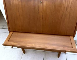 Pamono Danish Secretary in Teak by Bernhard Pedersen & Søn Hot