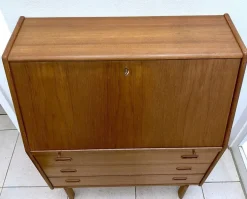 Pamono Danish Secretary in Teak by Bernhard Pedersen & Søn Hot