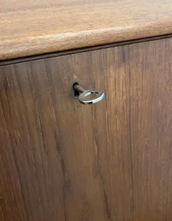 Pamono Danish Secretary in Teak by Bernhard Pedersen & Søn Hot