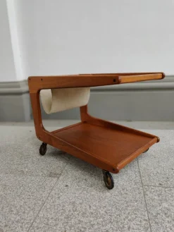 Pamono Danish Serving Trolley in Teak from Sika Møbler, 1960s Outlet