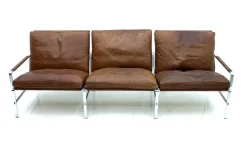 Pamono Danish Sofa FK 6720 by Preben Fabricius & Jørgen Kastholm for Kill International, 1967 New