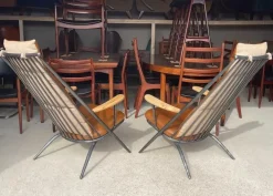 Pamono Danish Style Tan Leather Armchairs, Set of 2 Discount