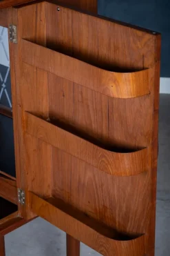 Pamono Danish Teak Bar Cabinet by Carl Hansen & Sønner, 1960s Sale