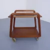 Pamono Danish Teak Bar Cart with Removable Tray from Silva, Denmark, 1960s Clearance