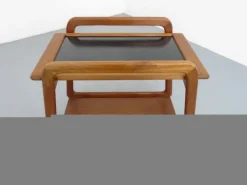 Pamono Danish Teak Bar Cart with Removable Tray from Silva, Denmark, 1960s Clearance