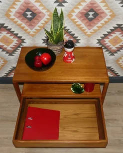Pamono Danish Teak Bar Trolley with Drawer by Peter Brink for BR Møbler Gelsted, Denmark, 1960s Outlet