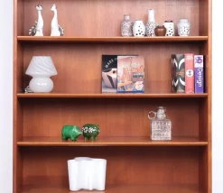 Pamono Danish Teak Bookcase with Adjustable Shelves, 1960s Sale