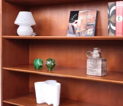 Pamono Danish Teak Bookcase with Adjustable Shelves, 1960s Sale