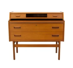 Pamono Danish Teak Bureau by Arne Wahl Iversen for Vinde Mobelfabrik, 1960s New