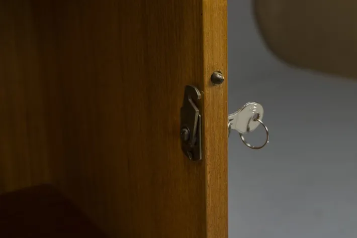 Pamono Danish Teak Captains Bar by Reno Wahl Iversen for Dyrlund, 1960s