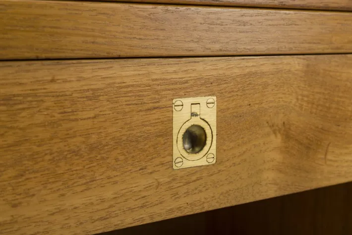 Pamono Danish Teak Captains Bar by Reno Wahl Iversen for Dyrlund, 1960s