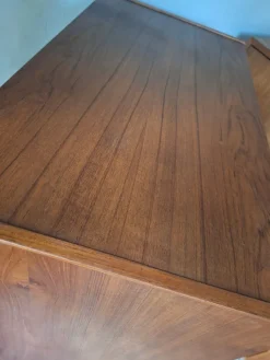 Pamono Danish Teak Chest of Drawers from Borge Dam, 1960s Hot