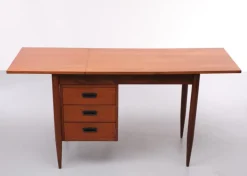 Pamono Danish Teak Drop Leaf Writing Desk by Arne Vodder, 1960s New