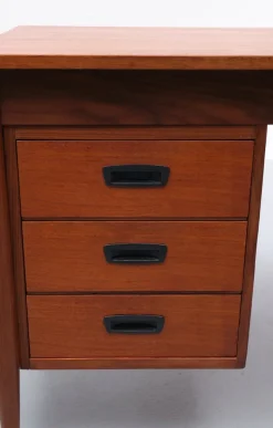 Pamono Danish Teak Drop Leaf Writing Desk by Arne Vodder, 1960s New