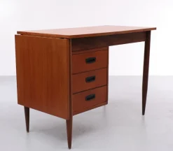 Pamono Danish Teak Drop Leaf Writing Desk by Arne Vodder, 1960s New