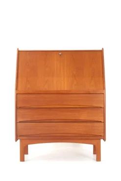 Pamono Danish Teak Secretary from Bernhard Pedersen & Søn, 1960s