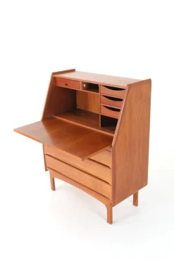Pamono Danish Teak Secretary from Bernhard Pedersen & Søn, 1960s