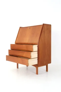 Pamono Danish Teak Secretary from Bernhard Pedersen & Søn, 1960s