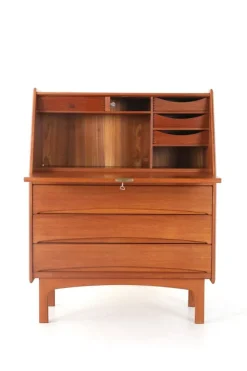 Pamono Danish Teak Secretary from Bernhard Pedersen & Søn, 1960s